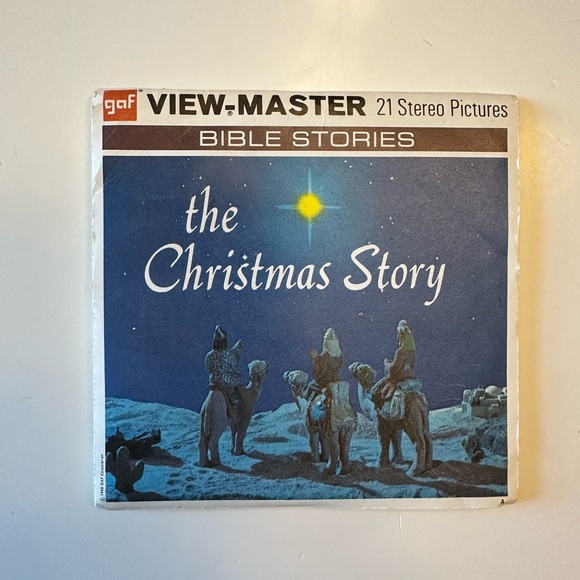 View-Master The Christmas Story Bible Story Vintage 3 Reel Set and Story Booklet - Picture 9 of 10